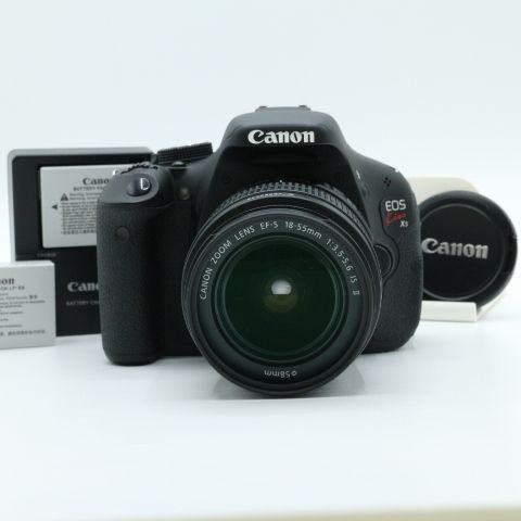 【良品】CANON キヤノン デジタル一眼レフカメラ EOS Kiss X5 レンズキット EF-S18-55mm F3.5-5.6 IS II付属 KISSX5-1855IS2LK #LE2028885