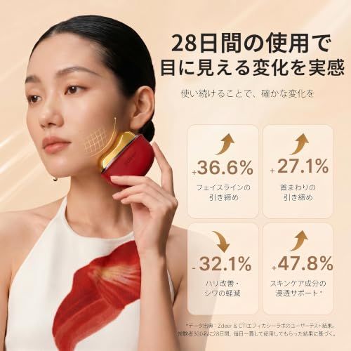 ☆新品☆ZDEER カッサ 美顔器 リフトアップ 電動かっさプレート 真鍮
