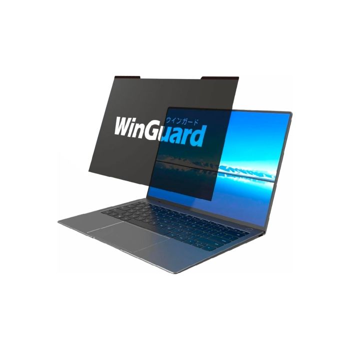 【新品・2営業日で発送】ユニーク WinGuardプライバシーフィルム WindowsノートPC14インチ スリムベゼル対応 縦横比16:10(WIG1410PF)