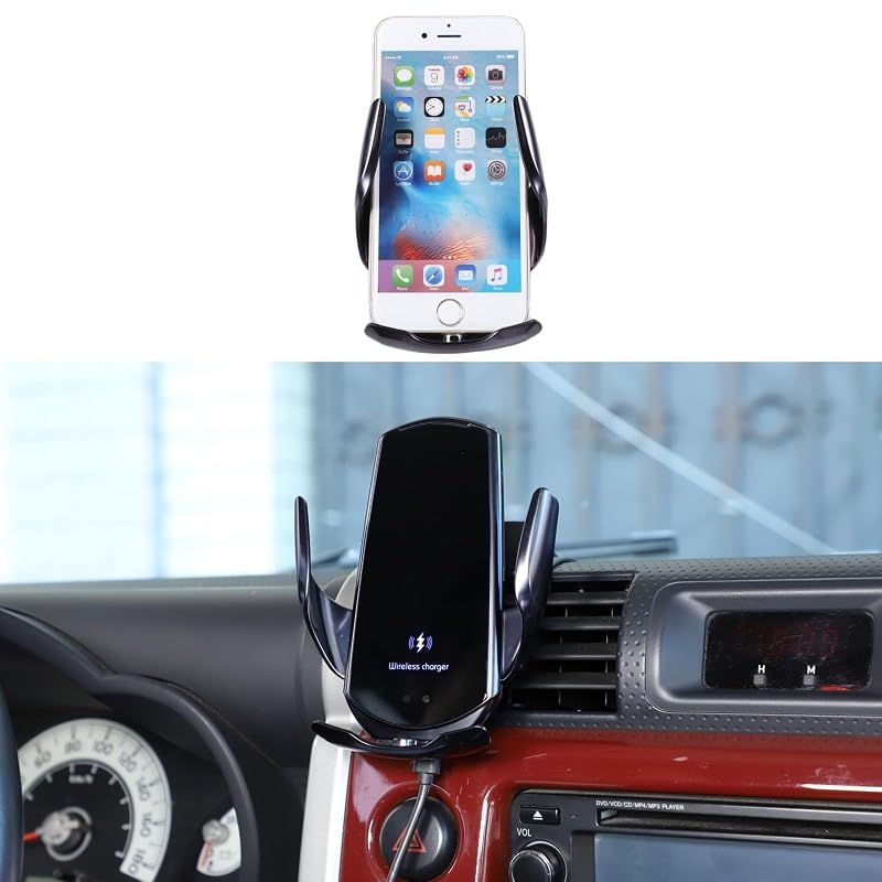 【新品】 トヨタ FJクルーザー 2007～2017年に専用 スマホホルダー 車 吹き出し スマートフォン用車載ホルダー 携帯電話ホルダー 送風口 エアコン 固定 車載 スマホ スタンド 360度回転 取り付け簡単 全機種に対応 カー用品 車用アクセサリー (
