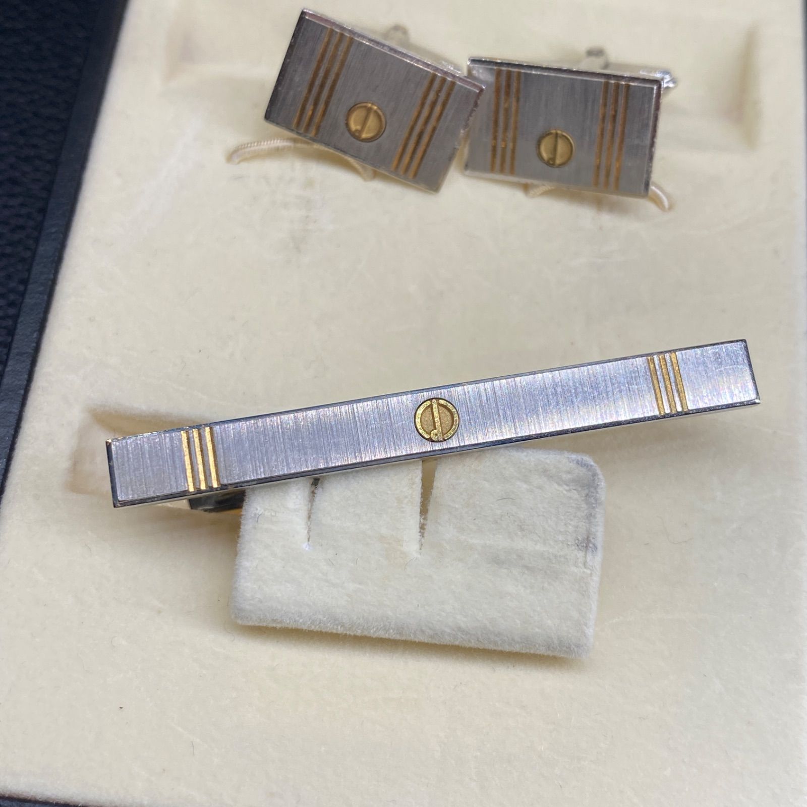 ダンヒル Dunhill ネクタイピン カフス セット タイピン カフリンクス