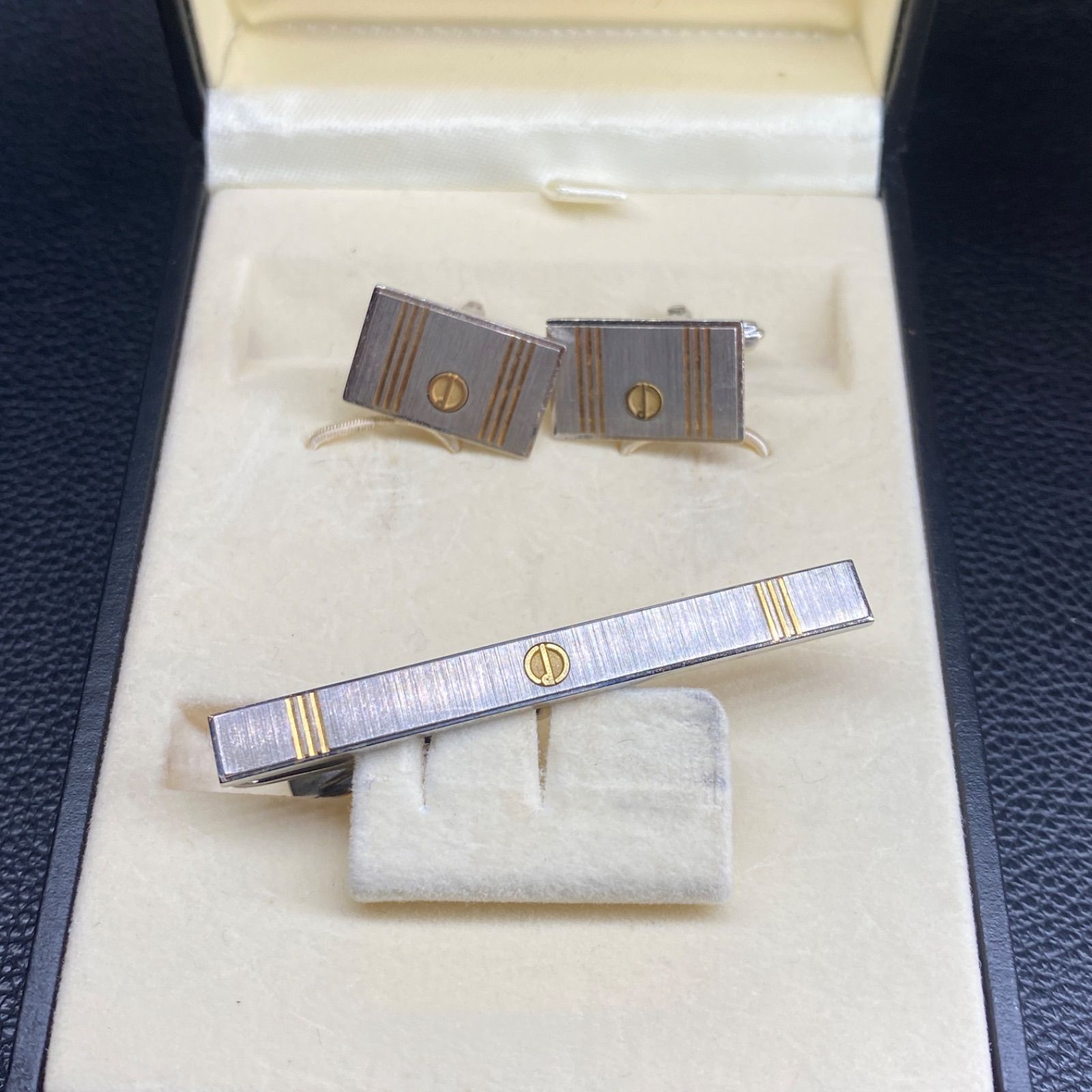 ダンヒル Dunhill ネクタイピン カフス セット タイピン カフリンクス