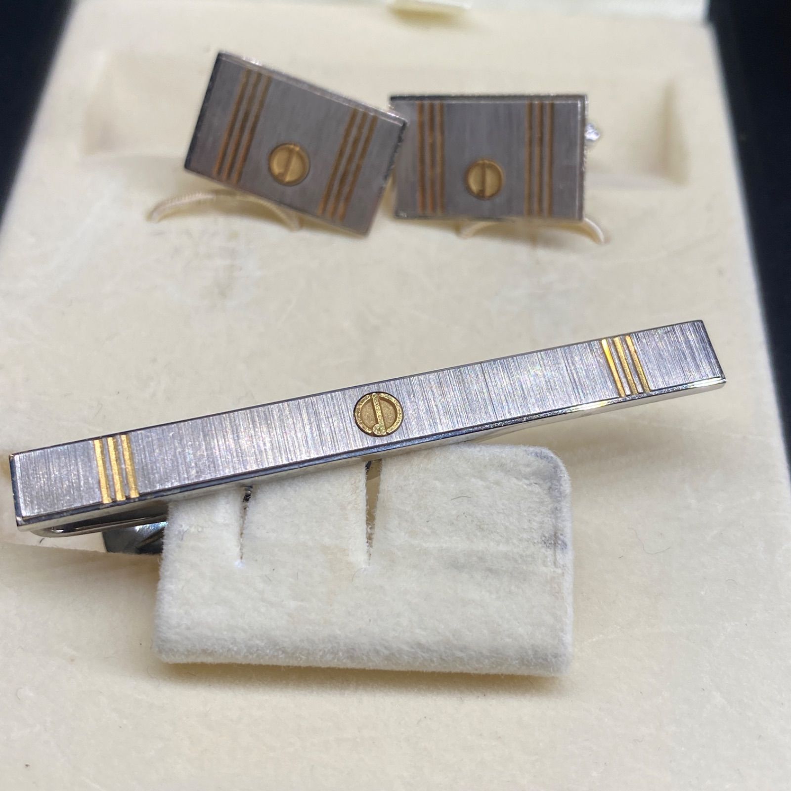 ダンヒル Dunhill ネクタイピン カフス セット タイピン カフリンクス