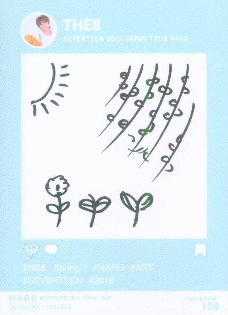 SEVENTEEN 2019 HARU THE8 トレーディングカード 0109 - メルカリ