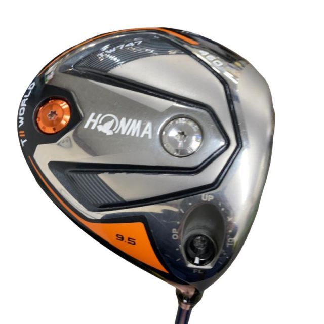 【中古】 本間ゴルフ TOUR WORLD TW747 460 9.5° ドライバー DR 純正特注シャフト (フレックスS) メンズ 男性用 右利き 右用 Cランク ゴルフクラブ