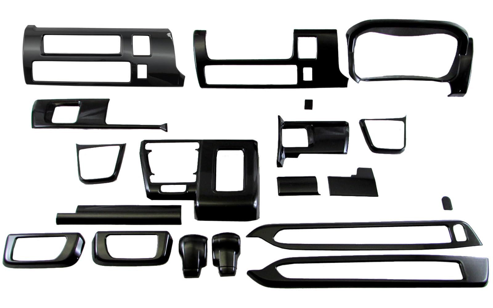 新品 BRIGHTZ ピクシスバン S700M S710M インテリアパネルセット 19PC ピアノブラック 【 WOOD－PAN－193 】 700M 710M 700 710 ピクシス バン