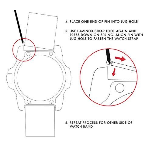 Luminox - 純正腕時計バンド - 交換用ストラップ 19mm 20mm 22mm 23mm 24mm - メンズ腕時計バンド 腕時計 - ラバー、ナイロン、キャンバスの男性用腕時計バンド - 複数のバリエーションとカラーyu 8ceb6764