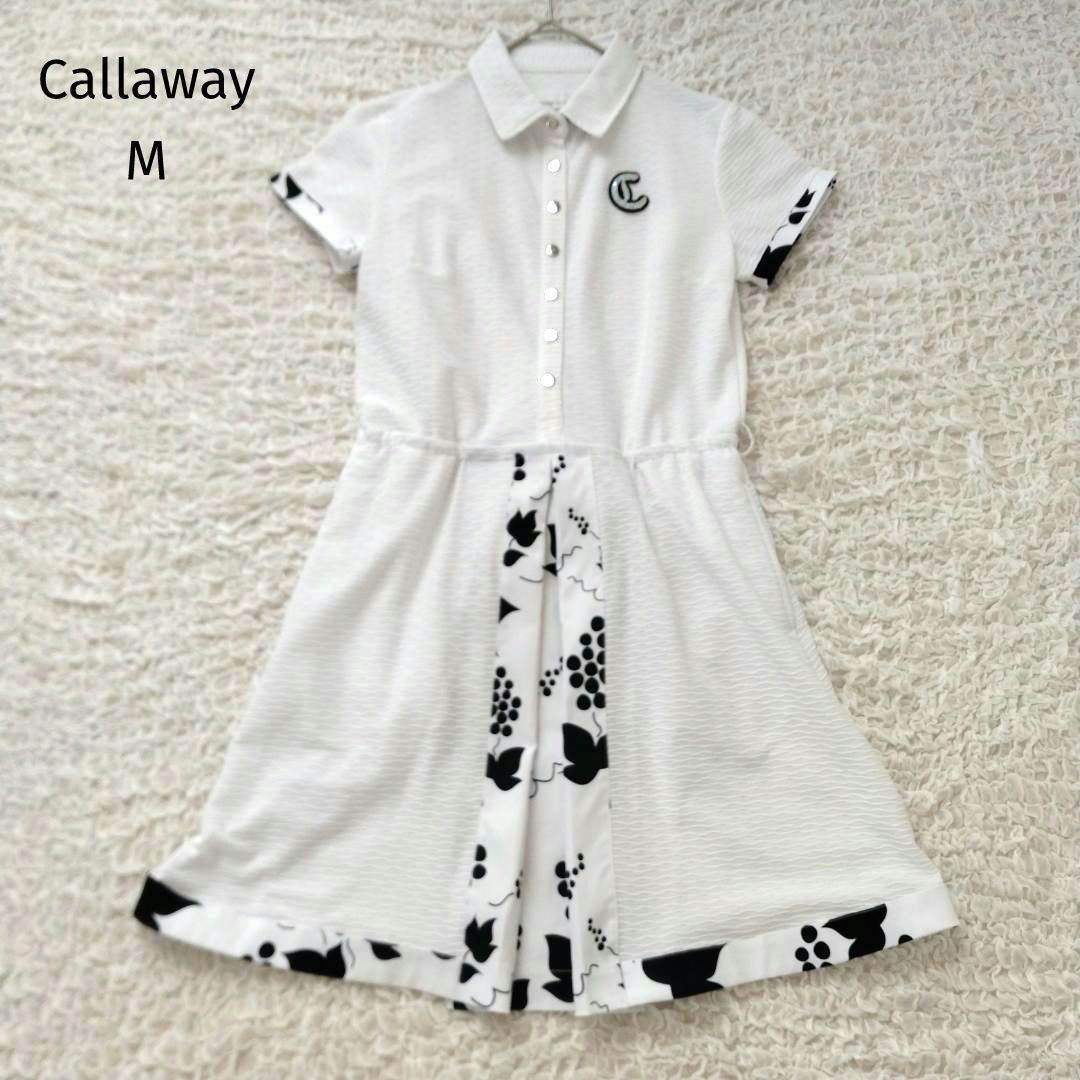 Callaway キャロウェイ レディース ゴルフ 半袖 ポロ ワンピース