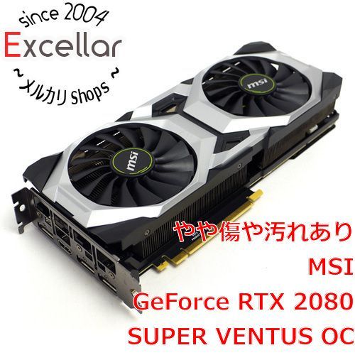 [bn:12] MSI グラボ　GeForce RTX 2080 SUPER VENTUS OC　PCIExp 8GB 22,725円