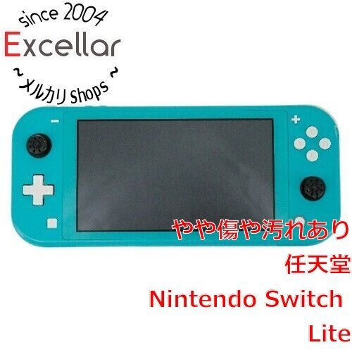 [bn:17] 任天堂　Nintendo Switch Lite(ニンテンドースイッチ ライト)　HDH-S-BAZAA　ターコイズ　本体のみ　ゴムなし・本体いたみ