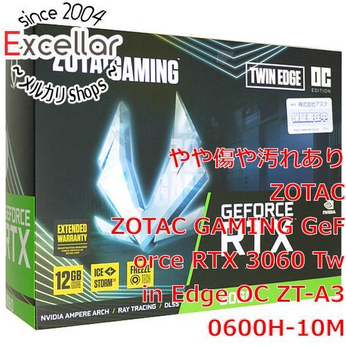 [bn:2] ZOTAC製グラボ　GAMING GeForce RTX 3060 Twin Edge OC ZT-A30600H-10M　PCIExp 12GB 元箱あり