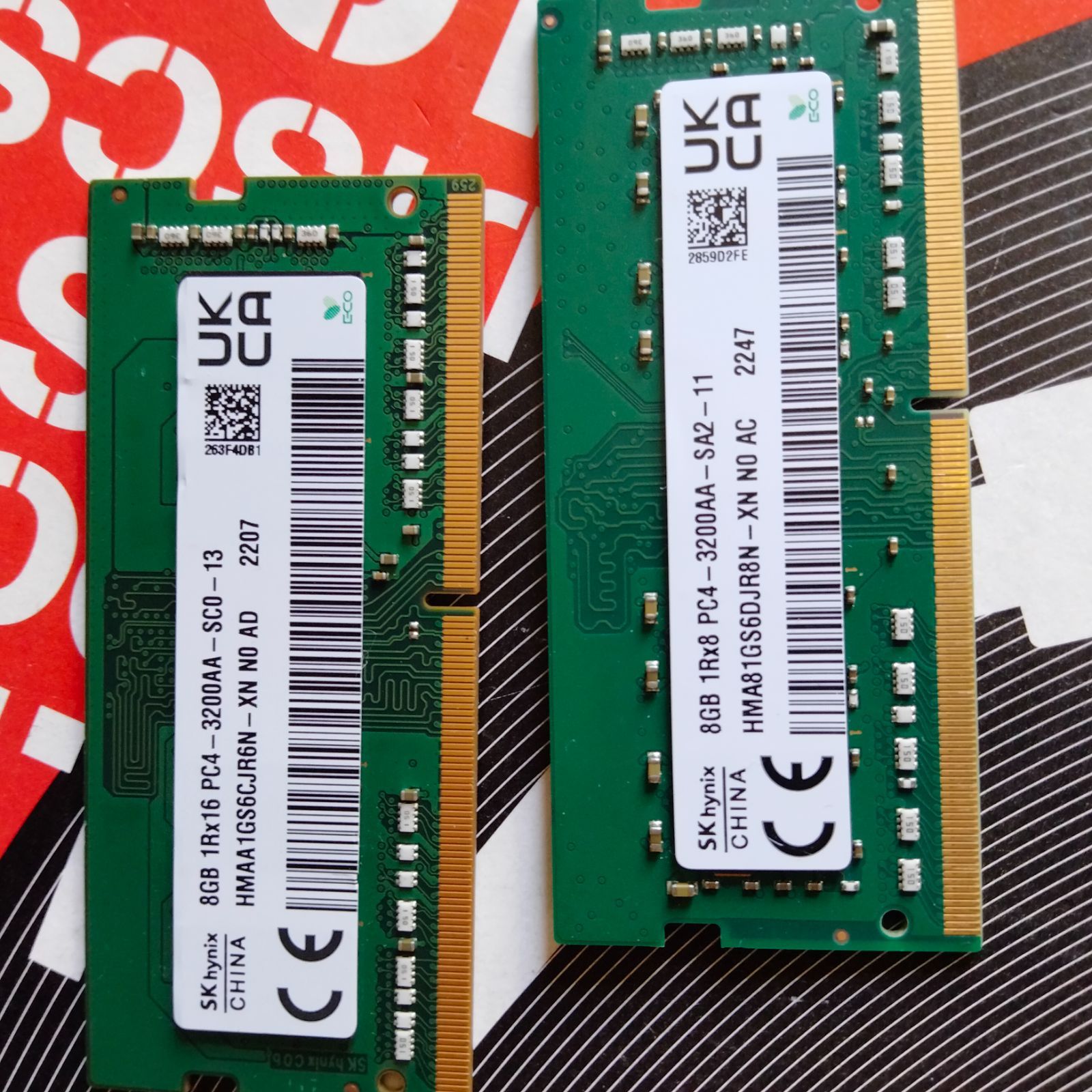【中古】DDR4 3200 16GB(8GB*2) SP SK Hynix DDR4 16GB(8GBx2) PC4-3200AA 中古 - メルカリ