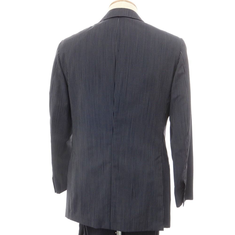 中古】ベルベスト Belvest ウール モヘヤ 3つボタンスーツ ダーク