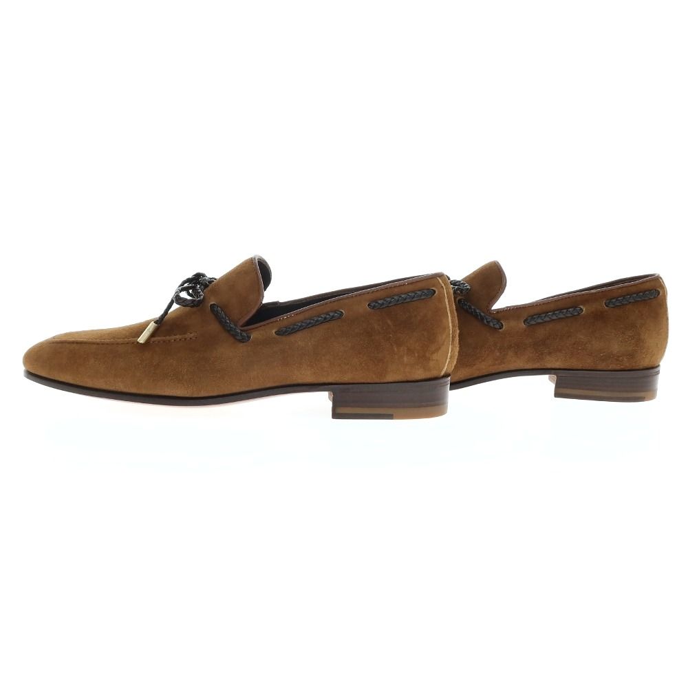 中古】フェランテ FERRANTE スエード ローファー ブラウン【サイズ5