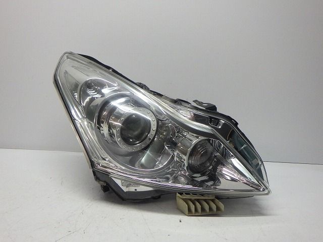 スカイライン 右ヘッドライト HID キセノン V36 NV36 後期 100-23075 A 26010-1NC2A コーティング 綺麗 260708313