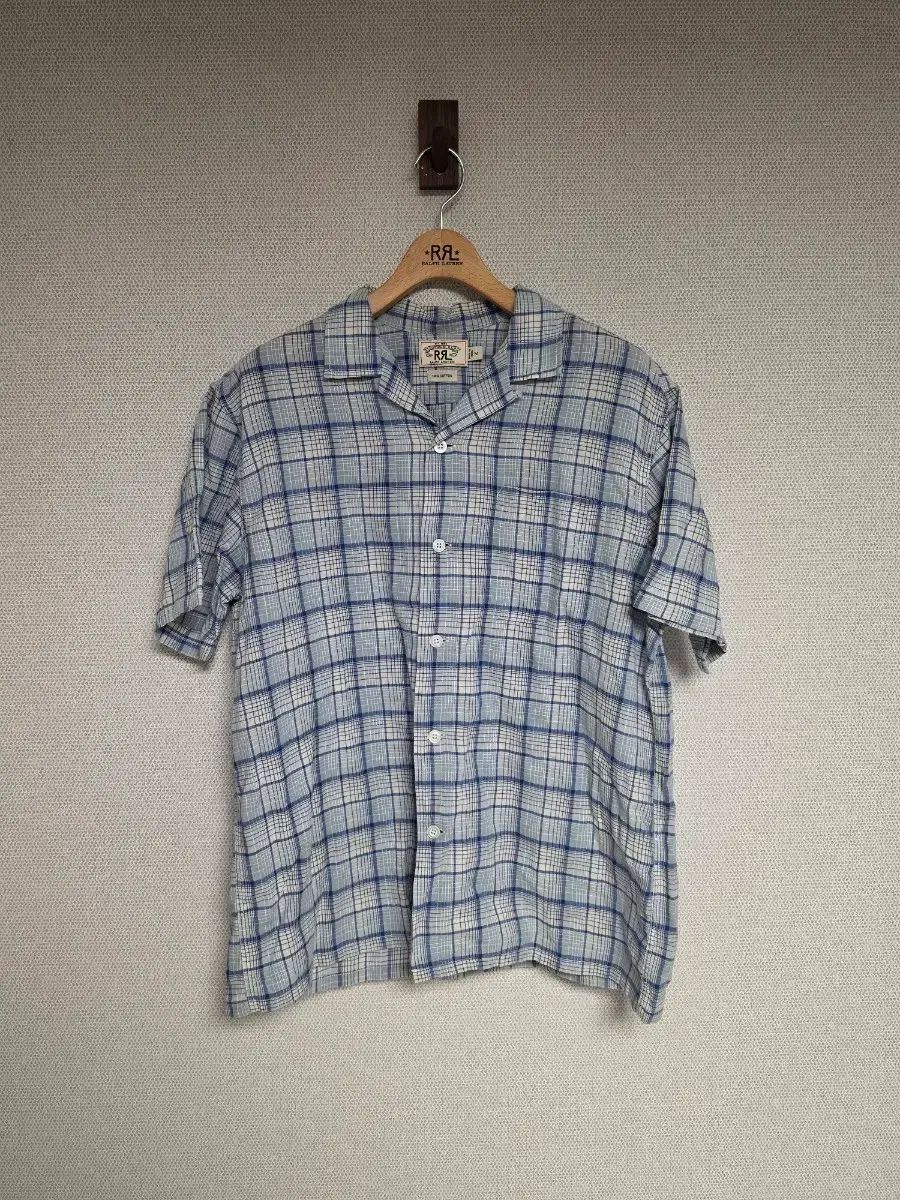 RRL(ダブルアールエル) チェック オープン KARA(カラ) シャツ M 21,940円