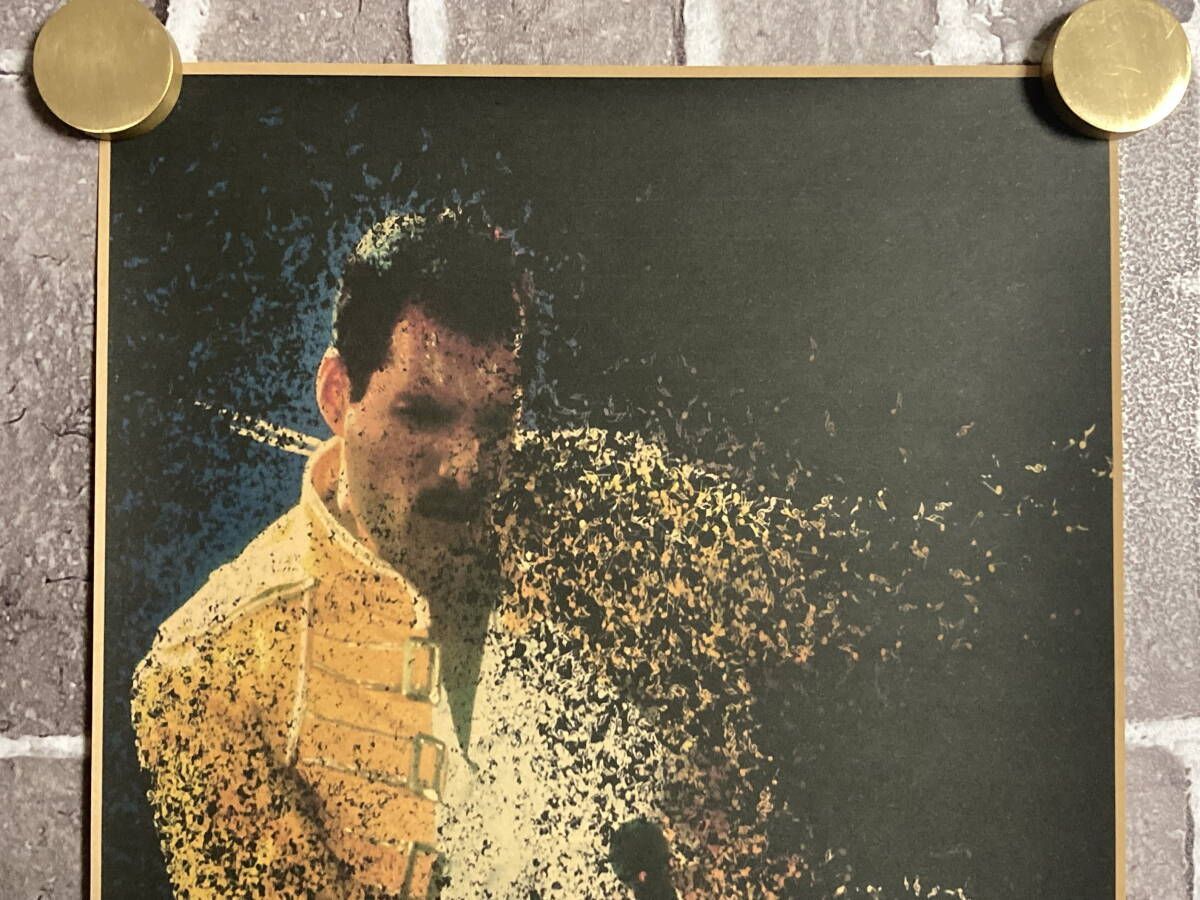 クラフト紙製 ポスター QUEEN:クイーン：フレディ・マーキュリー 42