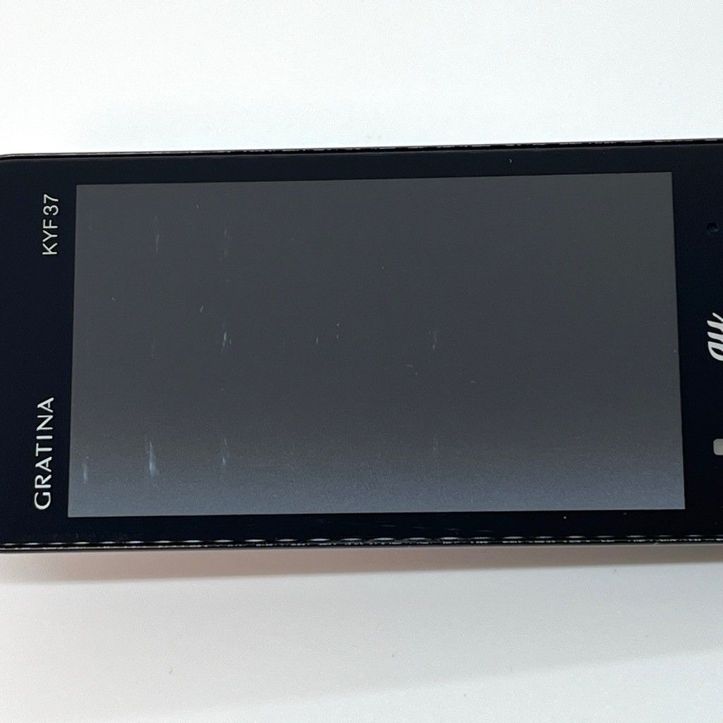 GRATINA KYF37 au SIMロック解除済 ネイビーブラック 中古 - メルカリ