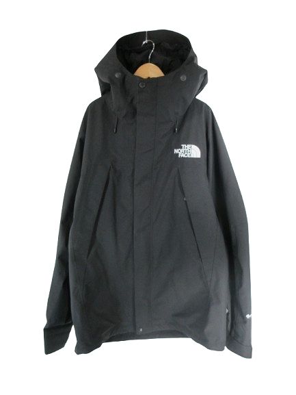 ザノースフェイス THE NORTH FACE NP61800 マウンテン パーカー ジャケット フード 刺繍 ロゴ サイズXL 黒 国内正規 QQQ