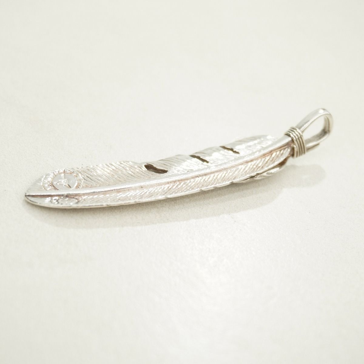 正規 美品 TADY＆KING タディ＆キング 特大ハート SV フェザー 右向き