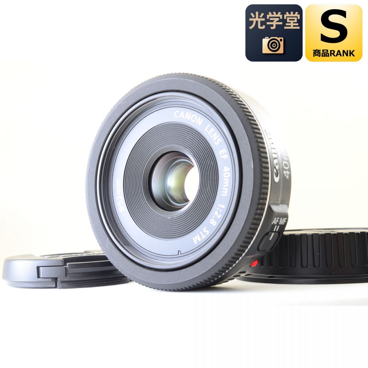 Canon EF 40mm F2.8 STM ブラック パンケーキ 単焦点 カメラレンズ
