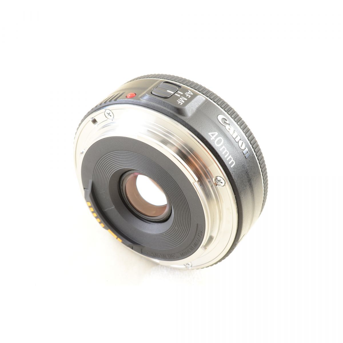 Canon EF 40mm F2.8 STM ブラック パンケーキ 単焦点 カメラレンズ