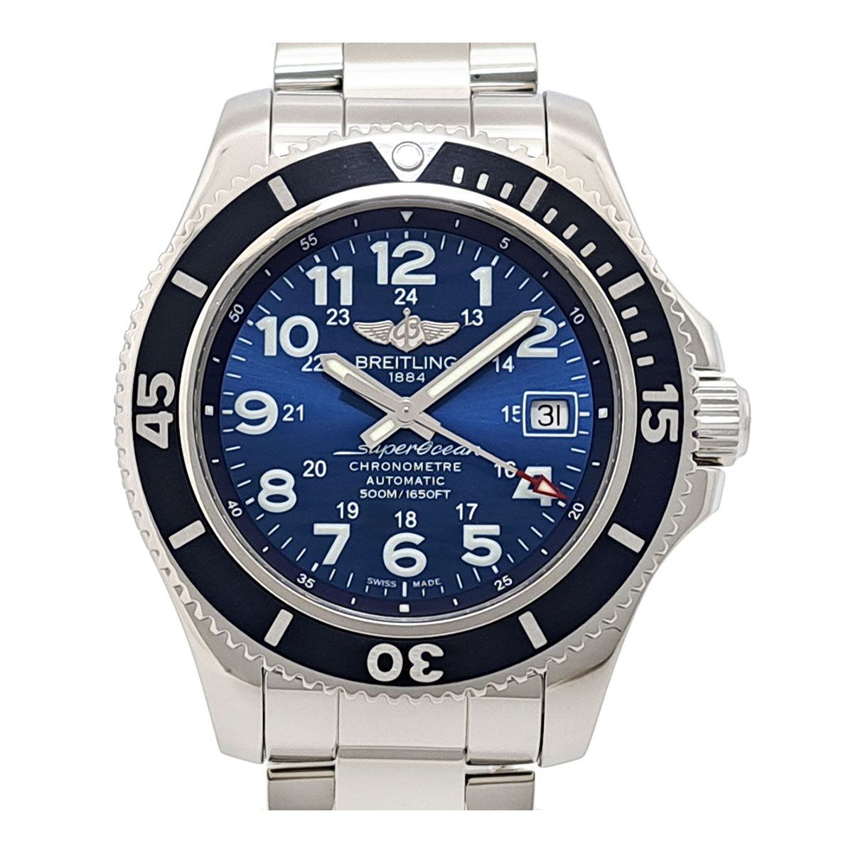 ブライトリング スーパーオーシャン II Overhauled A17365 自動巻き ステンレススティール メンズ BREITLING 【中古】 【時計】 ブライトリング スーパーオーシャン II 42 A17365 自動巻き ステンレス