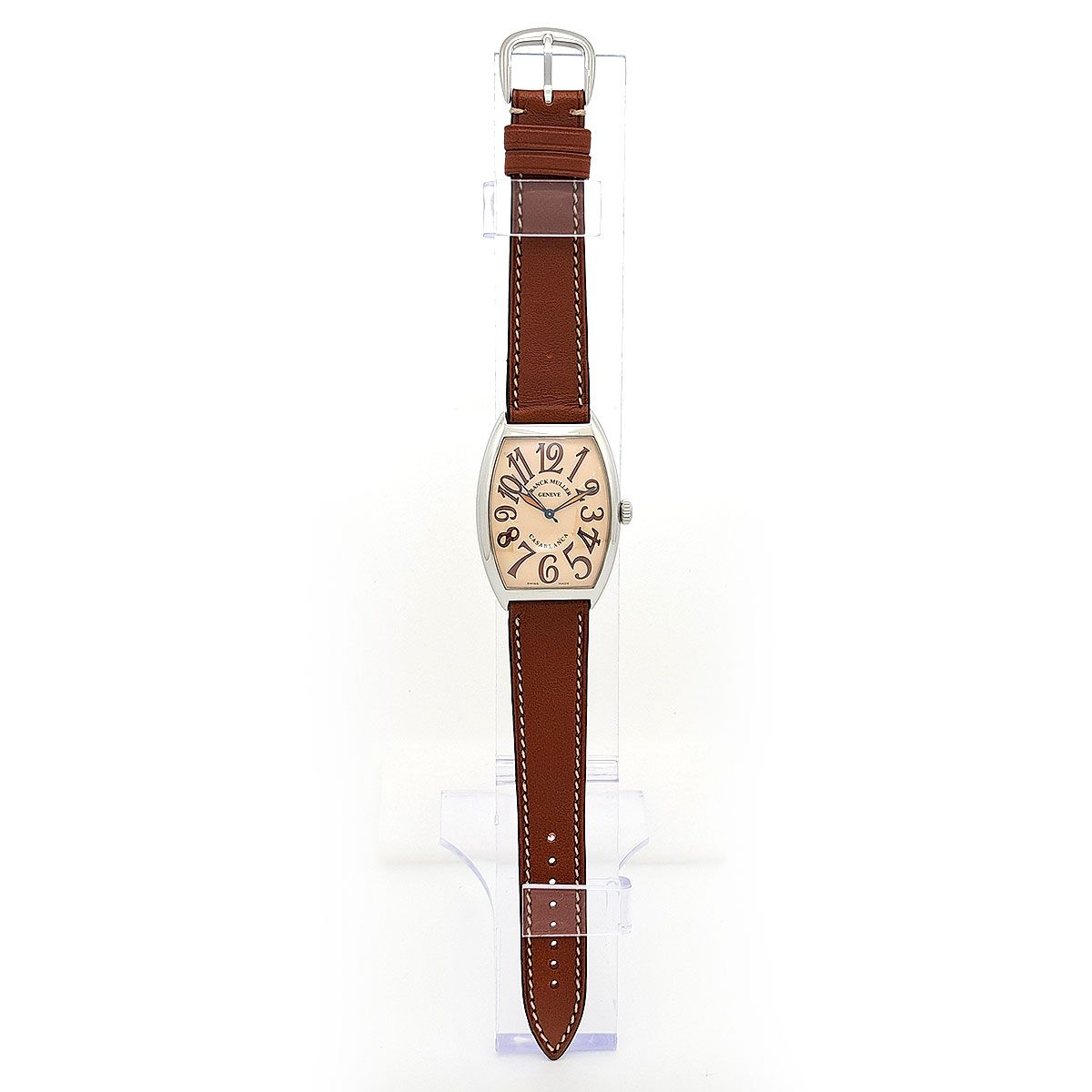 フランクミュラー カサブランカ サーモンダイヤル 2025年 6850 CASA 自動巻き ステンレススティール メンズ FRANCK MULLER【中古】 【時計】