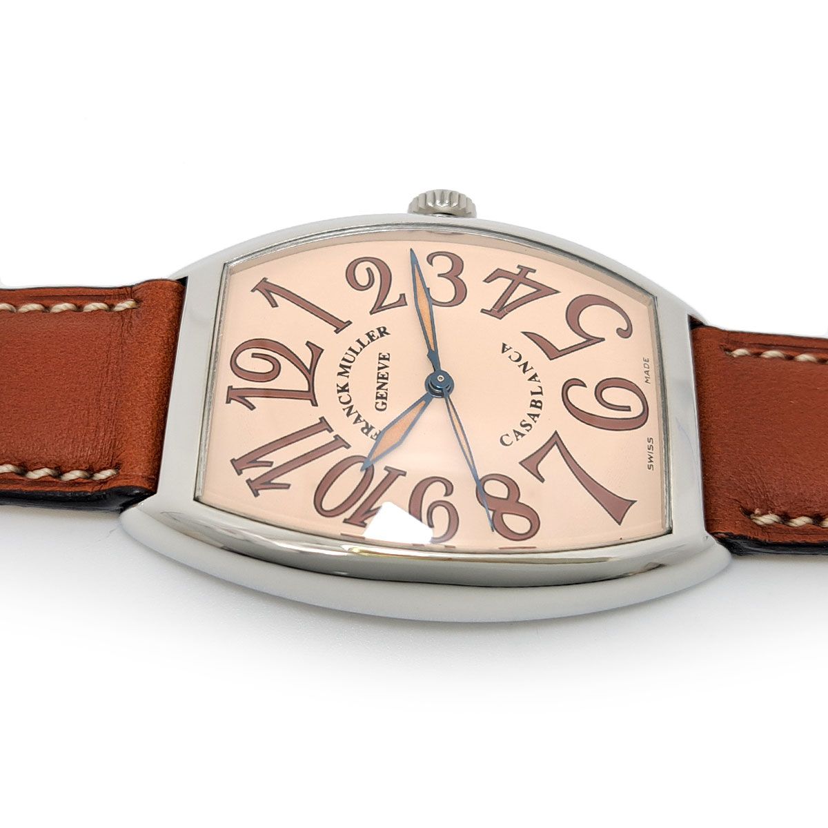 フランクミュラー カサブランカ サーモンダイヤル 2025年 6850 CASA 自動巻き ステンレススティール メンズ FRANCK MULLER【中古】 【時計】