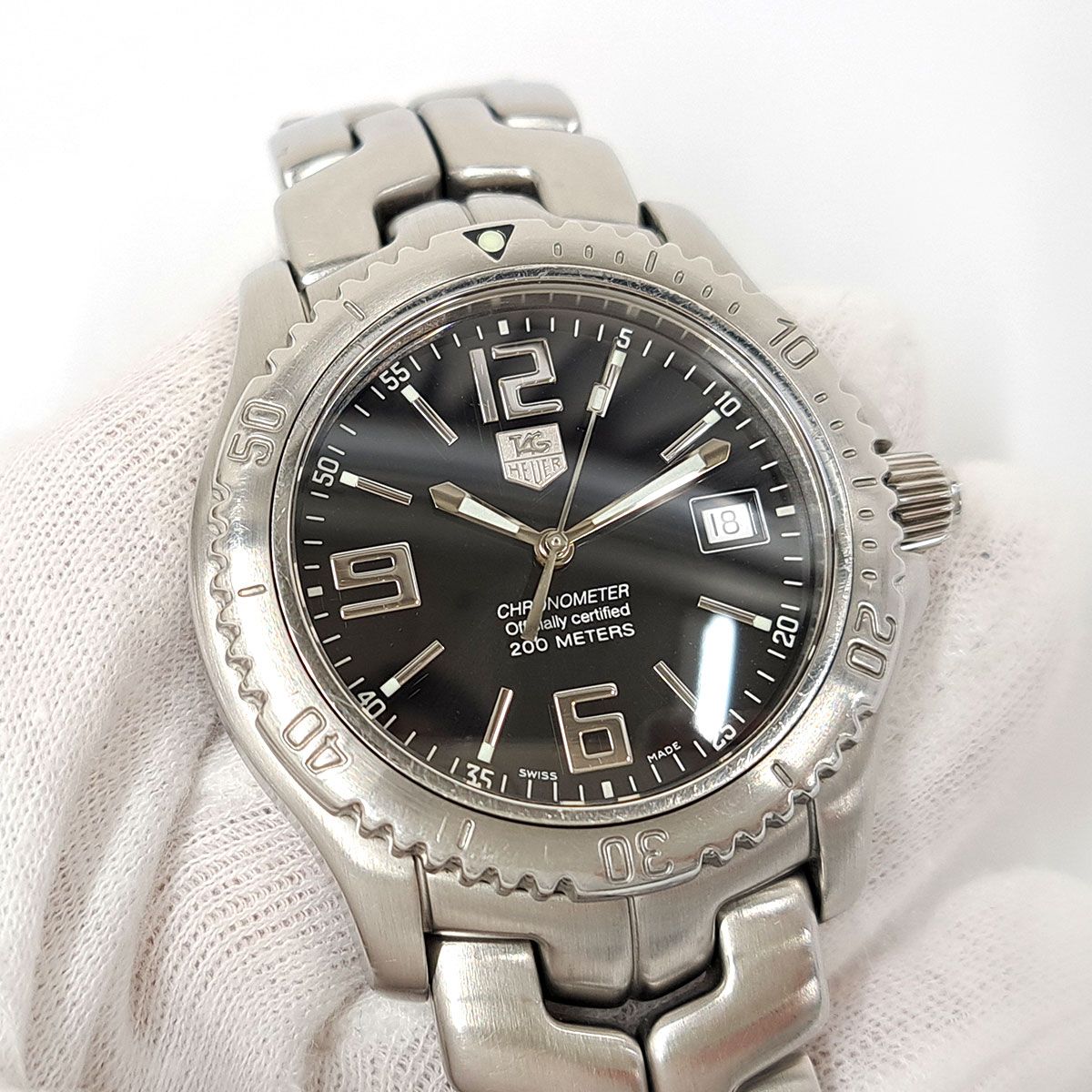 タグホイヤー リンク オートマティック WT5110-0 自動巻き ステンレススティール メンズ TAG HEUER 【中古】 【時計】 タグホイヤー リンク WT5110.BA0550 自動巻き ステンレススティール