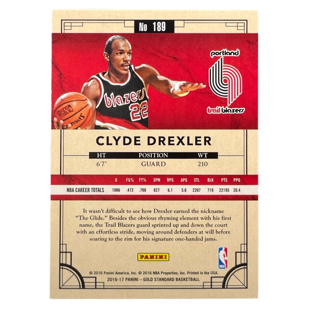 PANINI NBAカード GOLD STANDARD CLYDE DREXLER PORTLAND TRAIL