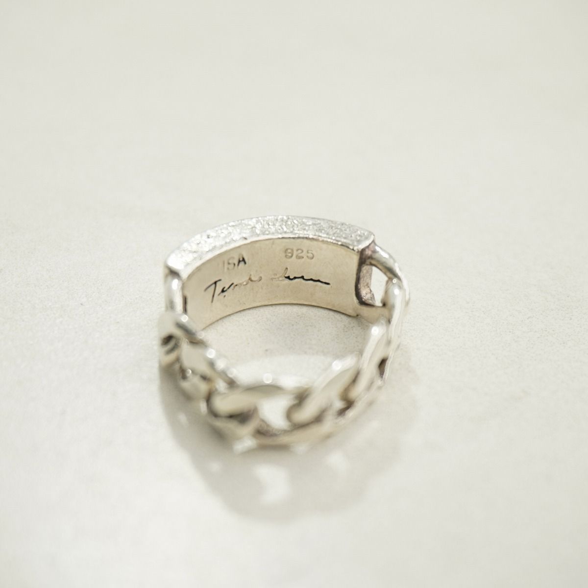 正規 TENDERLOIN テンダーロイン T-I.D.RING ID SV925 コンビ リング