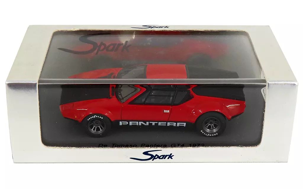 【中古】ミニカー 1/43 De Tomaso Pantera GT4 1972(レッド×ブラック) [S0520]