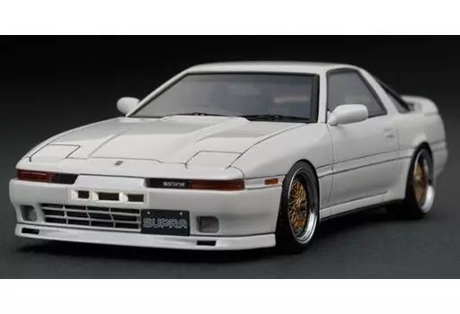 【中古】ミニカー 1/18 Toyota Supra 3.0GT turbo A MA70(パールホワイト) [IG1737]