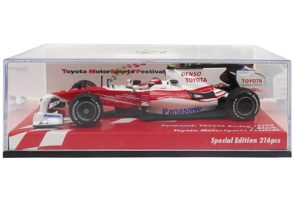 【中古】ミニカー 1/43 Panasonic TOYOTA Racing TF109 T.GLOCK(ホワイト×レッド) [403090210]