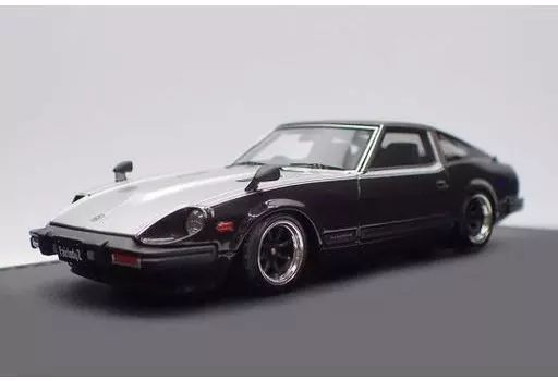 【中古】ミニカー 1/18 Nissan Fairlady Z S130(ブラック×シルバー) [IG1966]