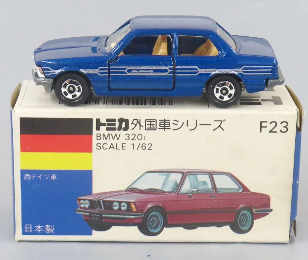 【中古】トミカ 1/62 BMW 320i(ブルー/青箱/日本製) 「トミカ 外国車シリーズ F23」