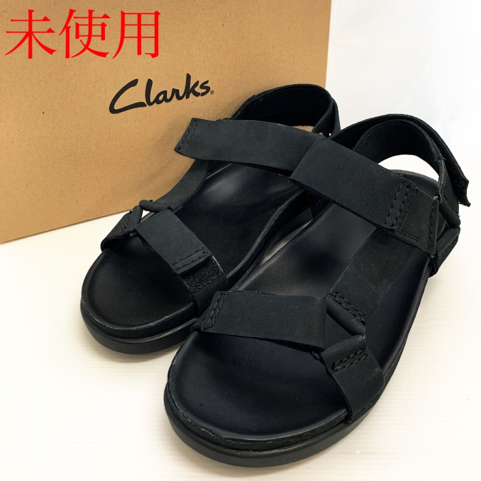 未使用 Clarks Sunder Range Black Nubuck クラークス サンダーレンジ ブラックヌバック UK9 1/2 27.5㎝ ブラック 箱有り メンズ 靴 _218 5,760円