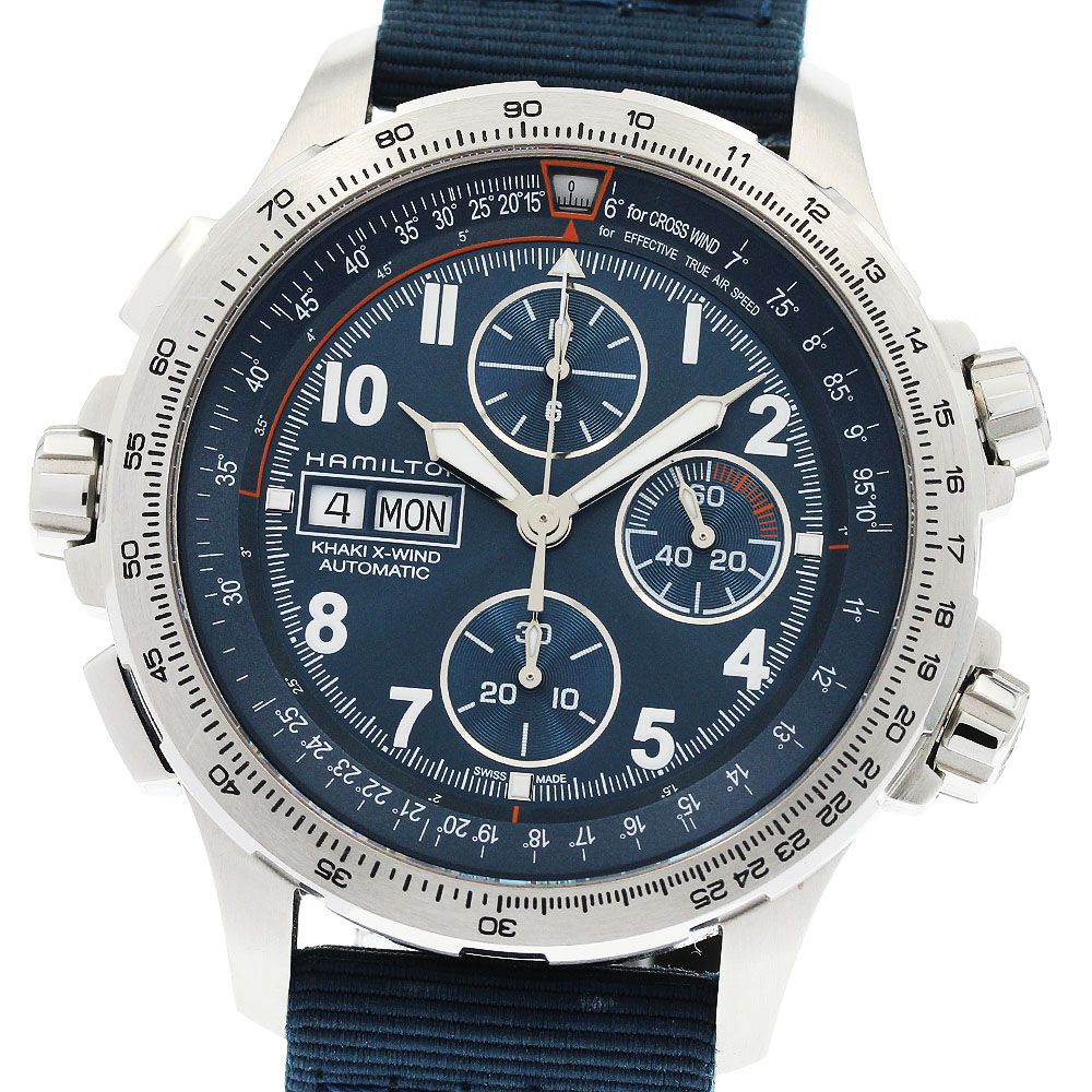 Hamilton HAMILTON H779060 Khaki Aviation X-Wind Day Date Chronograph Automatic Mens Beauty Item with Box_970483