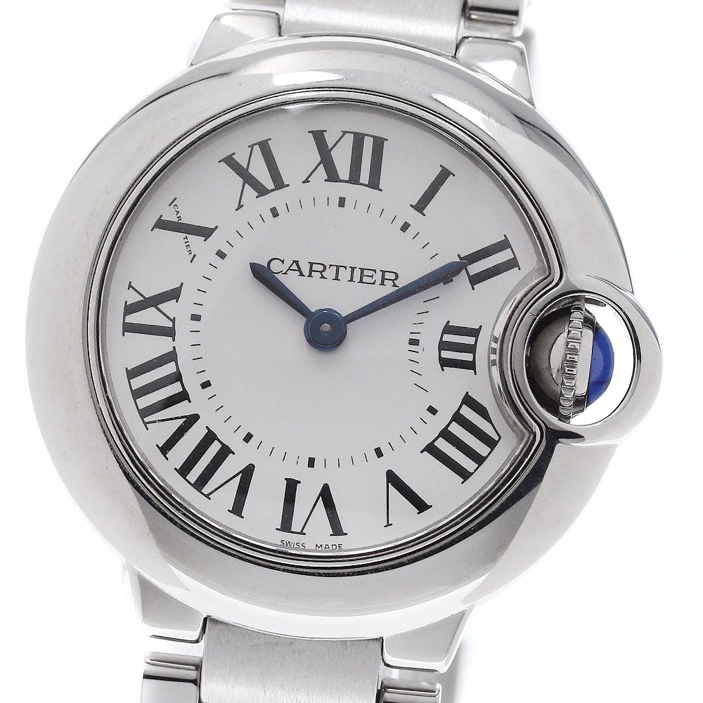 カルティエ CARTIER W69010Z4 バロンブルー SM クォーツ レディース _968993 240,600円