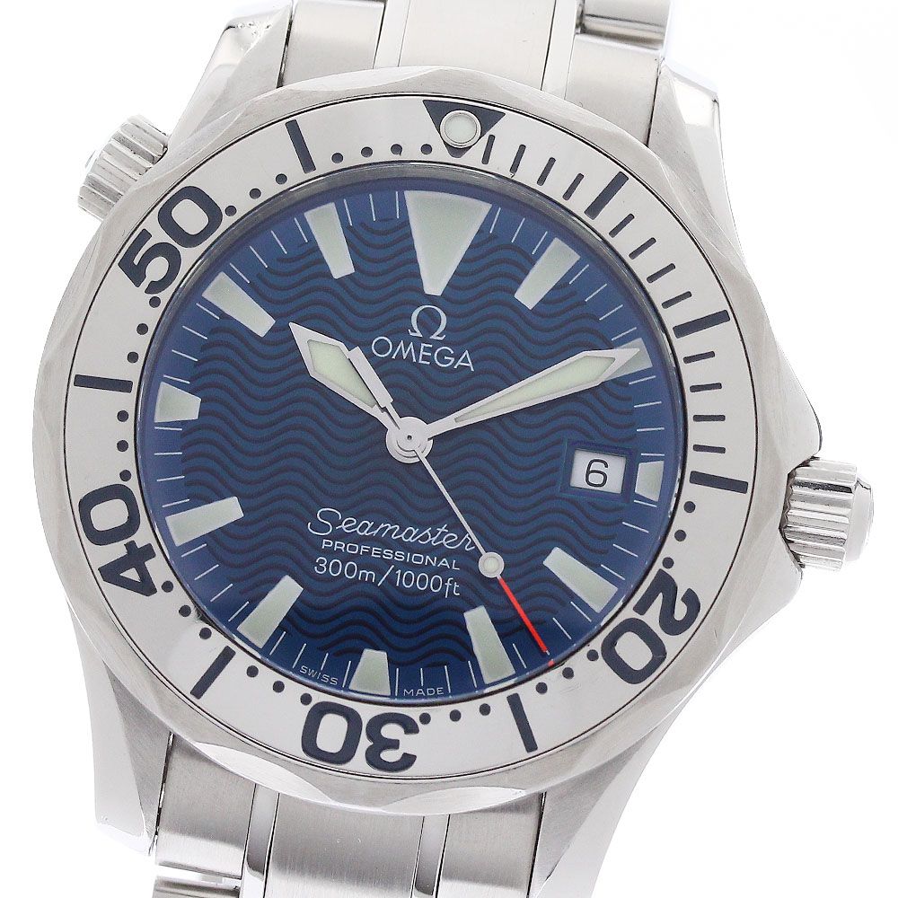 オメガ OMEGA 2263.80 シーマスター300 デイト クォーツ ボーイズ _956655