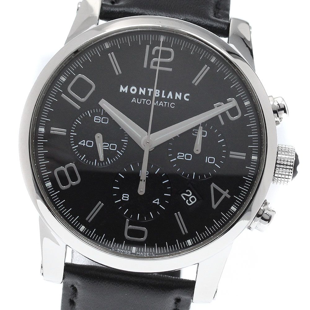 モンブラン MONTBLANC 7141 タイムウォーカー クロノグラフ デイト 自動巻き メンズ _963236