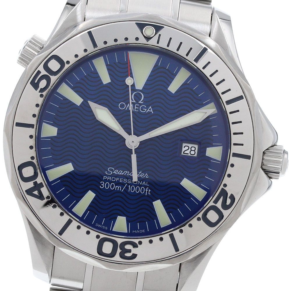オメガ OMEGA 2265.80 シーマスター 300 デイト クォーツ メンズ _965469