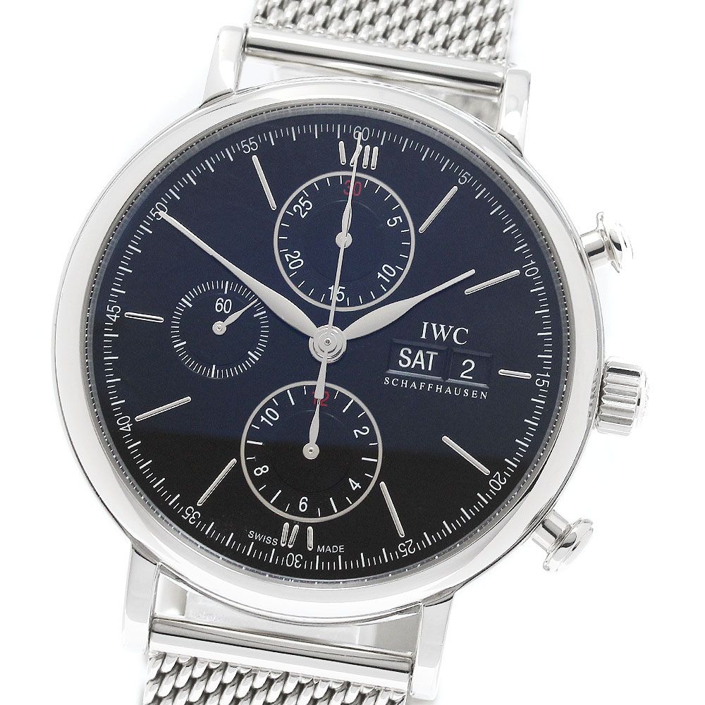 IWC IWC SCHAFFHAUSEN IW391010 ポートフィノ クロノグラフ デイデイト 自動巻き メンズ 保証書付き_868893 IWC IWC SCHAFFHAUSEN IW391010 ポートフィノ クロノグラフ デイデイト