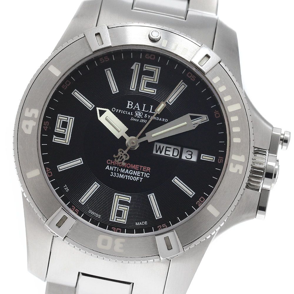 ボールウォッチ BALLWATCH DM2036A エンジニア ハイドロカーボン スペースマスター デイデイト 自動巻き メンズ 保証書付き_970970