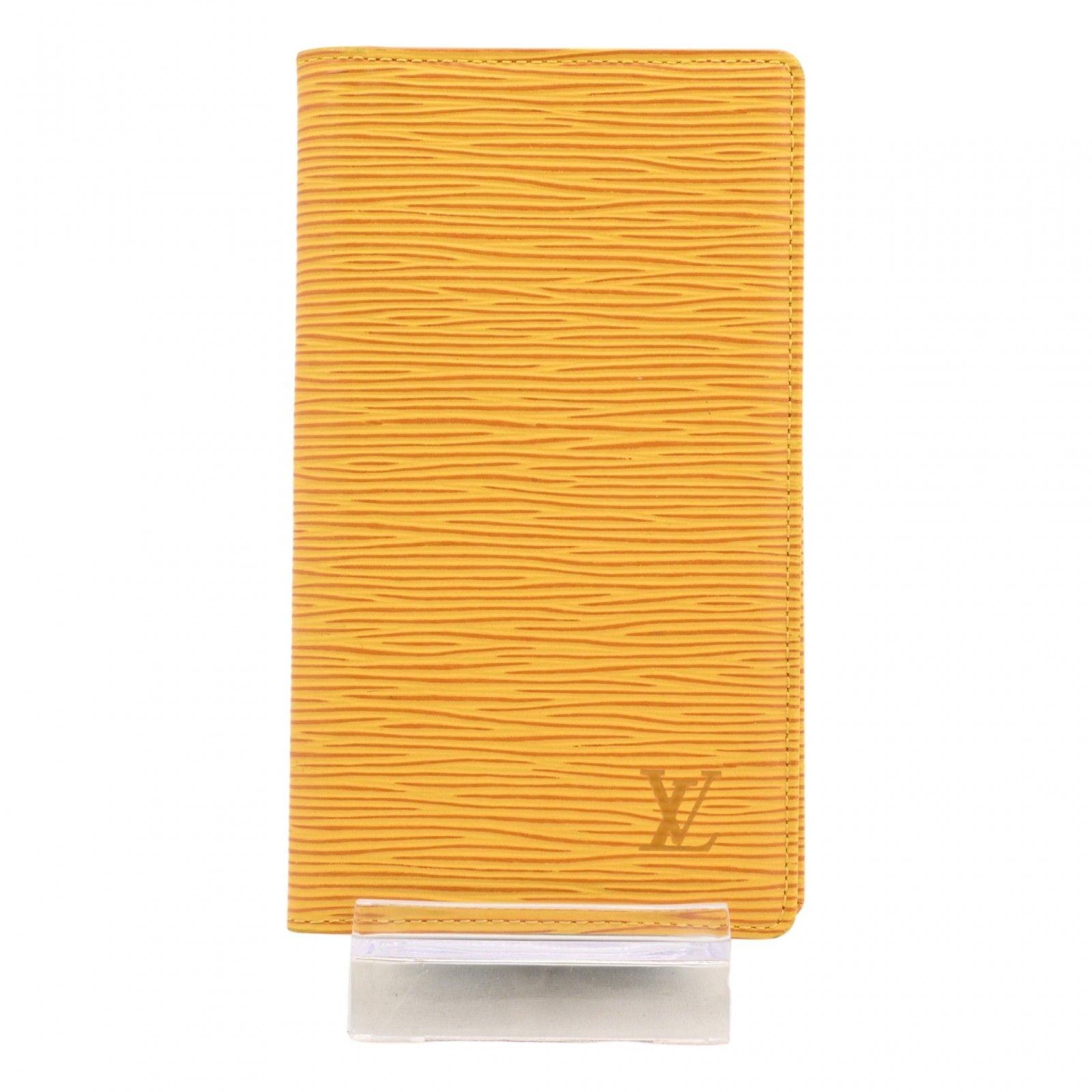 【中古】ルイヴィトン エピ アジェンダ ポッシュ カードケース 手帳カバー イエロー Aランク lv2507kk