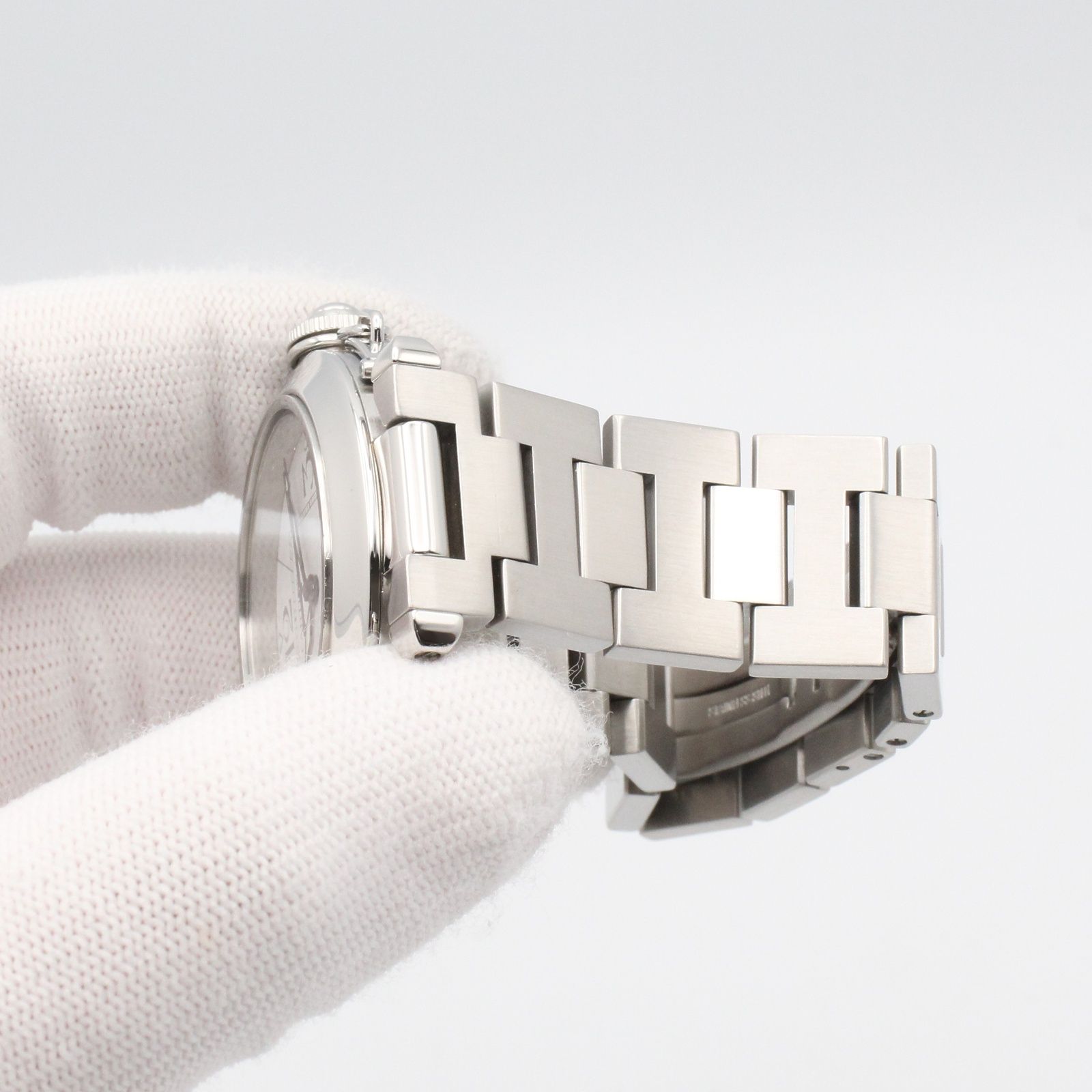 カルティエ CARTIER 腕時計 パシャC ボーイズ W31074M7 ホワイト