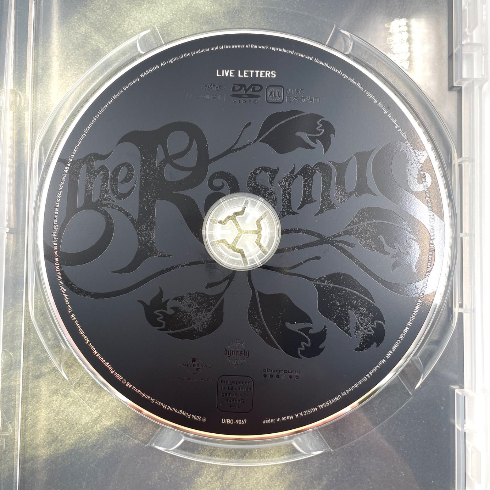 The Rasmus ザ・ラスマス LIVE LETTERS 2004 ライブDVD 洋楽 ロック