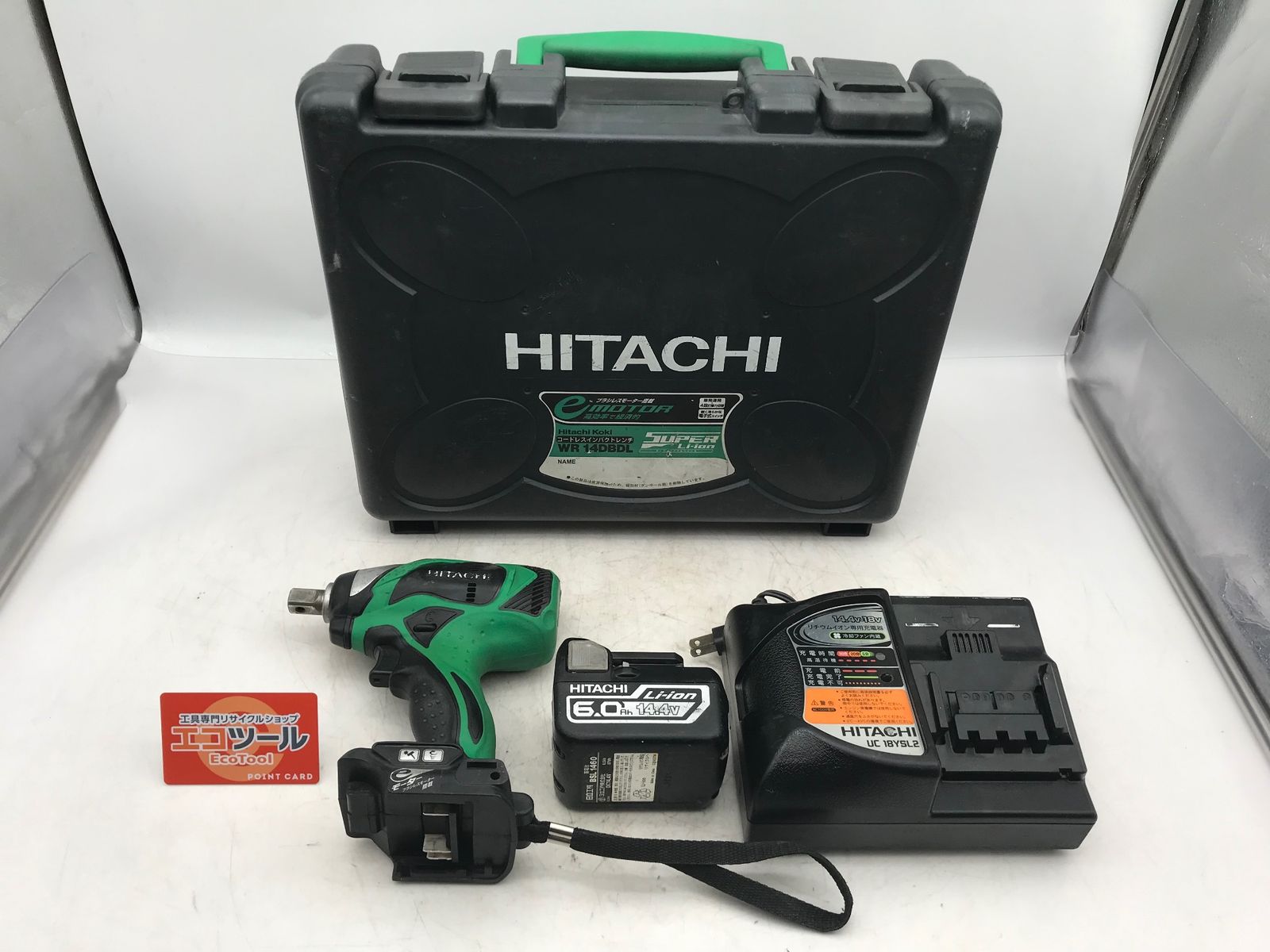 【中古品】Hitachi/日立工機 WR14DBDL HITACHI 日立工機 14.4V コードレスインパクトレンチ [IT_54IMH][小牧][M04]