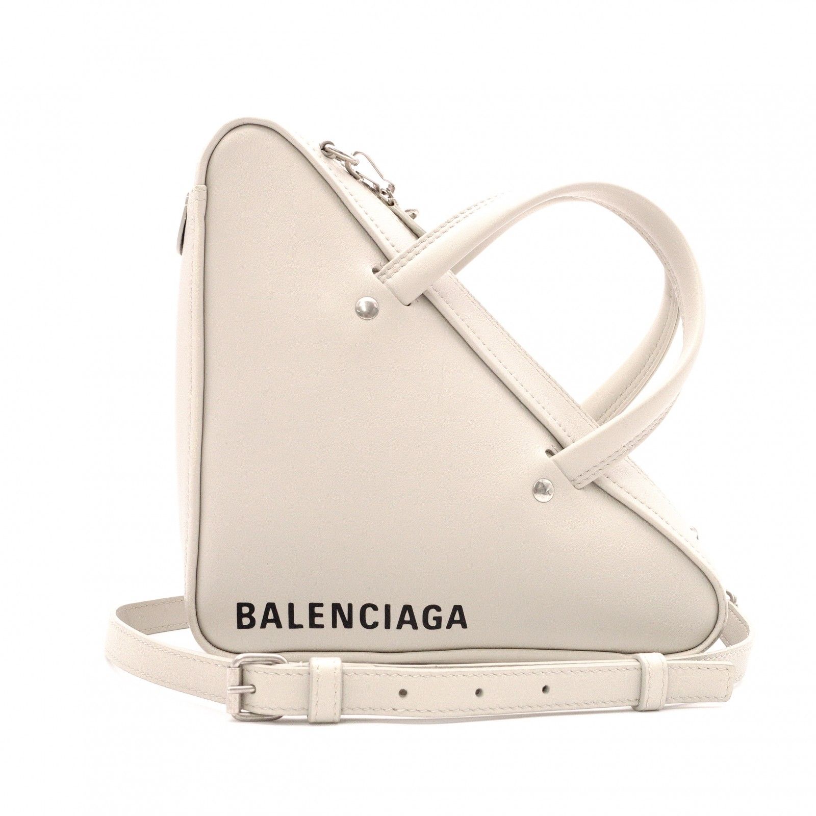 BALENCIAGA バレンシアガ トライアングル ダッフル ハンドバッグ